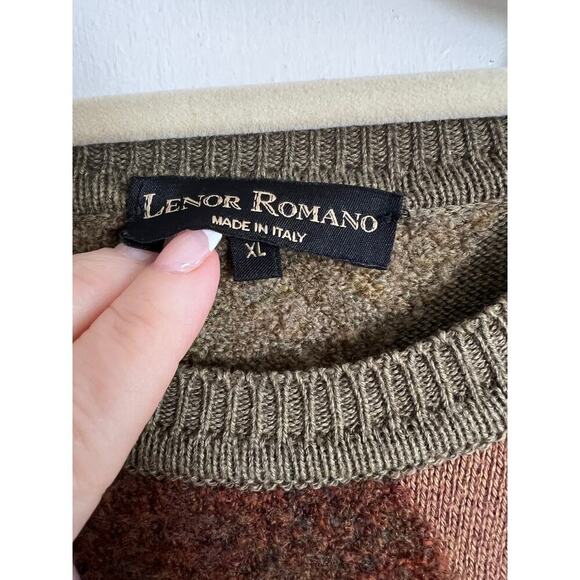 Men's Vintage Lenor Romano Wool Blend Sweater Size XL - Picture 3 of 7